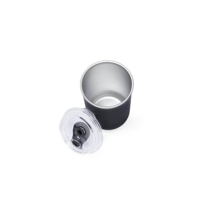 NIMI - Giftology Double Wall Travel Mug 300ml - Black