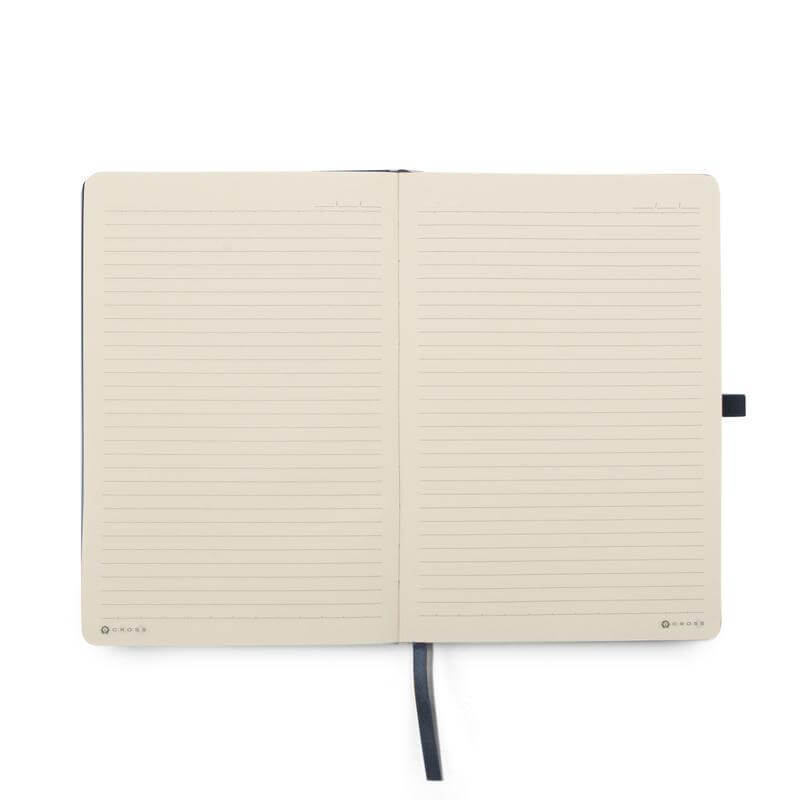 CROSS HARDCOVER A5 NOTEBOOK + PEN + BI-FOLD WALLET WITH 4 CARD SLOTS + COIN POCKET - NAVY BLUE