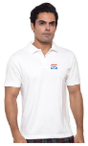 BCS COMFORT POLO SHIRT UV PROTECTED WHITE – MENS